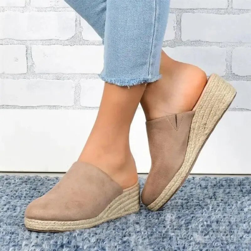 Women's Suede Wedge Espadrille Slip-On Shoes-83367-458d7d17-51b8-427a-a82d-6edb5b2f5c77