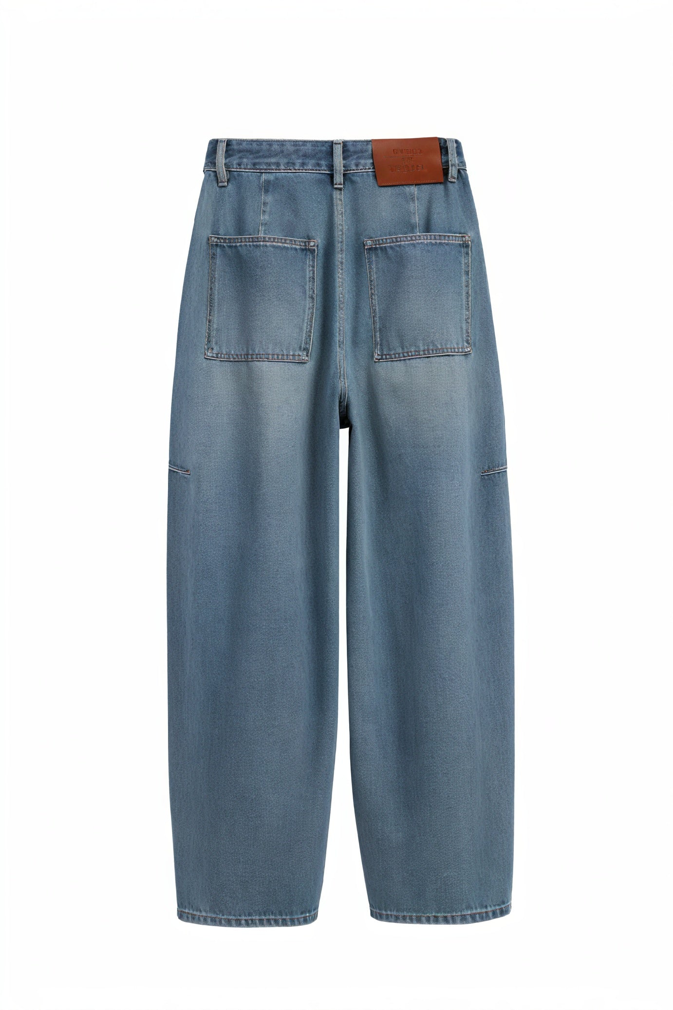 Women's Wide-Leg Jeans – High-Waisted Light Blue Denim with Vertical Seam Detail-79664-a1e417a9-fbad-44b1-8849-c3b2fe37c973