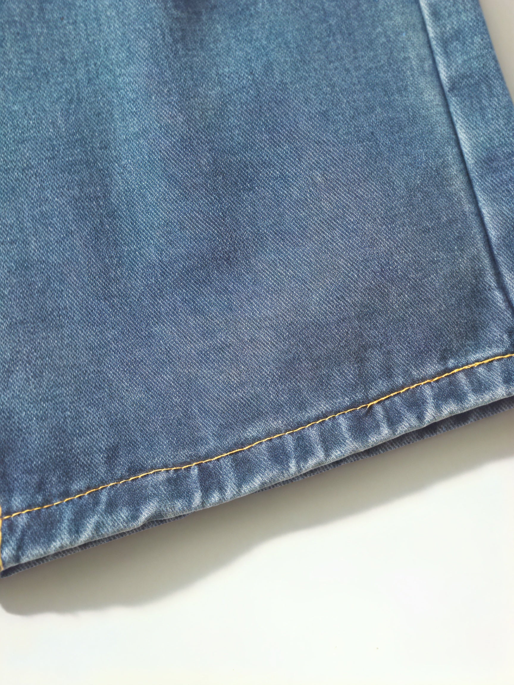 Women's Light Blue Loose Fit Jeans – Cuffed Hem, Button Fly Denim-83359-374151d8-2adc-4511-a5fa-6f7e8e1fda02