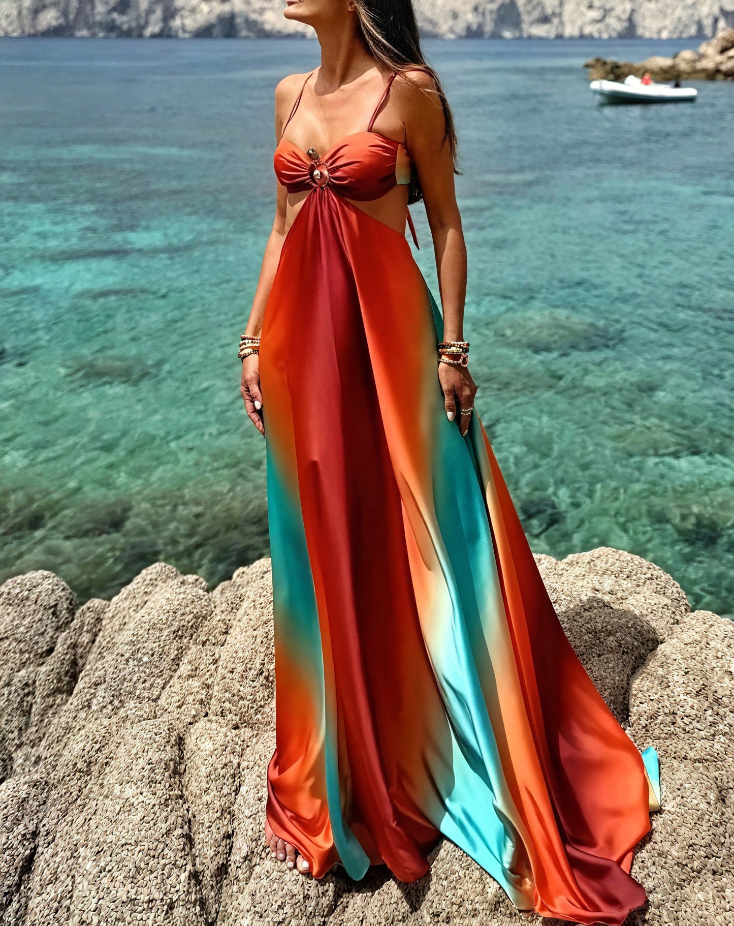 Women's Satin Ombre Cut-Out Maxi Dress with Spaghetti Straps-83593-fc3f9dd1-97db-48fb-8623-a1ce398e8e3f