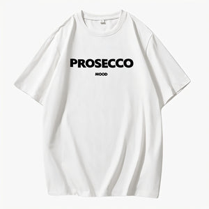 Women's T-Shirt – 'PROSECCO MOOD' Graphic, Crew Neck, Cotton Blend, Relaxed Fit-53203-63a3ac21-79e8-4fa8-99d1-bcd843815e99