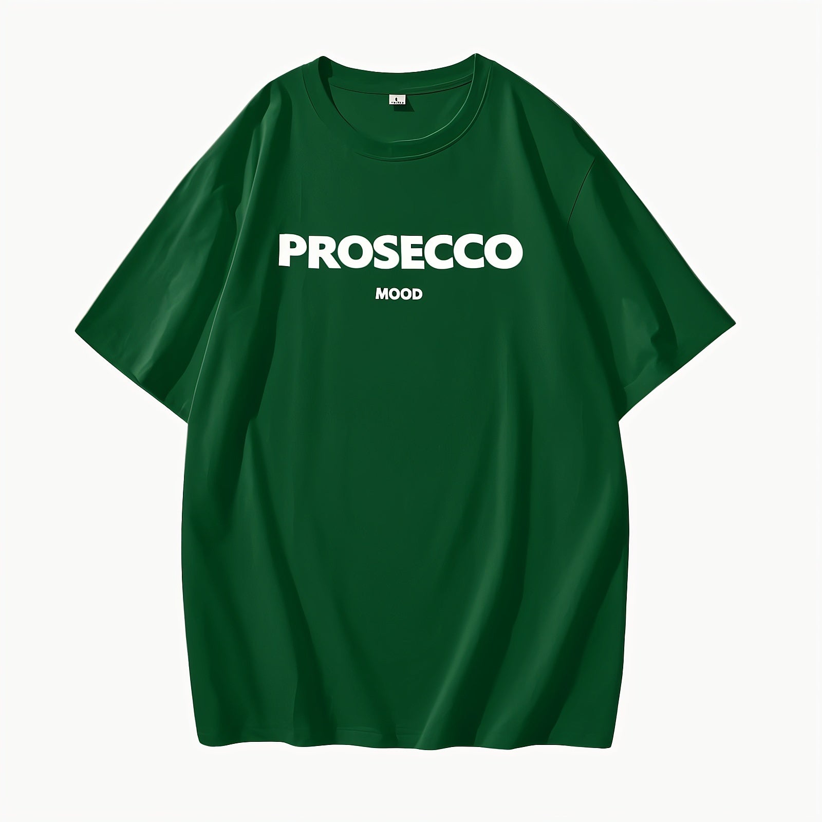 Women's T-Shirt – 'PROSECCO MOOD' Graphic, Crew Neck, Cotton Blend, Relaxed Fit-53203-784a055e-cf2b-44b1-8b90-02f1077e7097