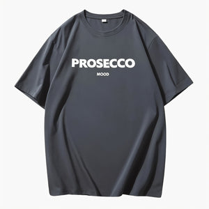 Women's T-Shirt – 'PROSECCO MOOD' Graphic, Crew Neck, Cotton Blend, Relaxed Fit-53203-8a965ce4-8d94-4f0b-a8fd-efa5bd4a6aab
