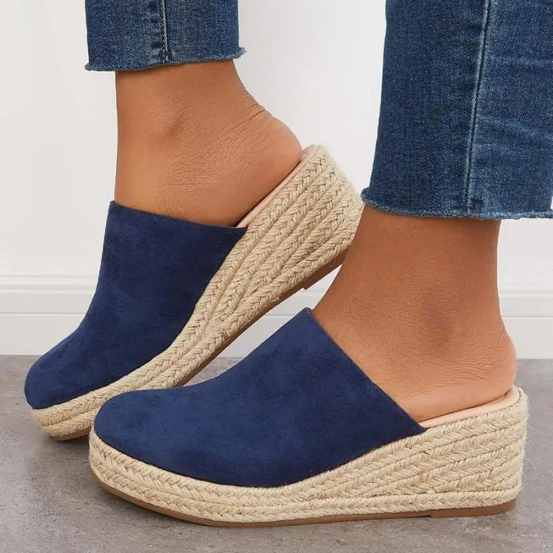 Women's Suede Wedge Espadrille Slip-On Shoes-83367-6a0e0668-7c4f-48fb-b50b-aea27e9a0aba