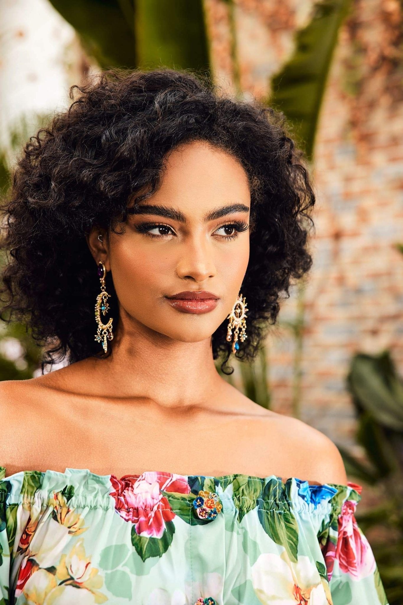 Women's Dangle Earrings – Sunburst Colorful Gemstone Gold Tone Statement-80800-6fdd9c8d-eb1a-4c4c-a06f-a7dbf842f28d