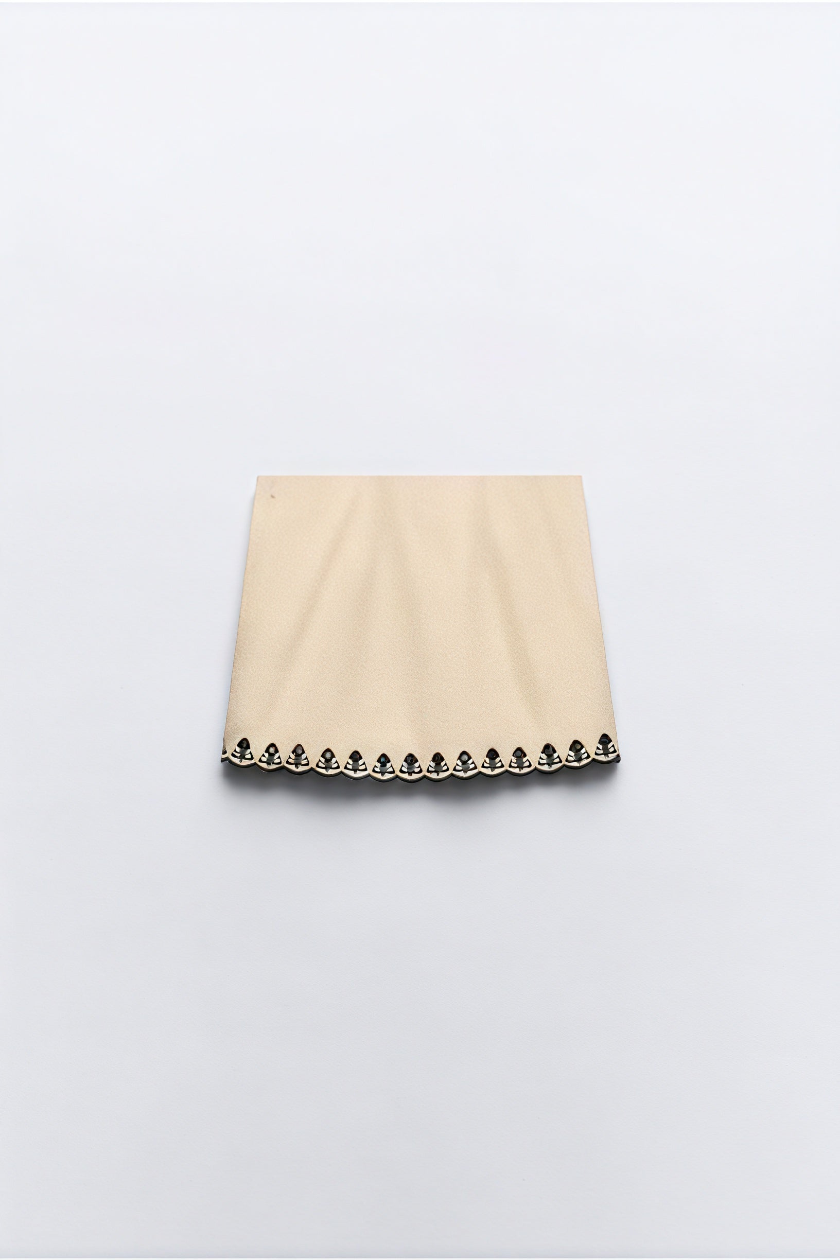 Women's Cream Halter Neck Crop Top – Black Floral Embroidery, Scalloped Hem, Cotton Blend-80942-d05d5cb4-f708-4746-b486-512692568ca7