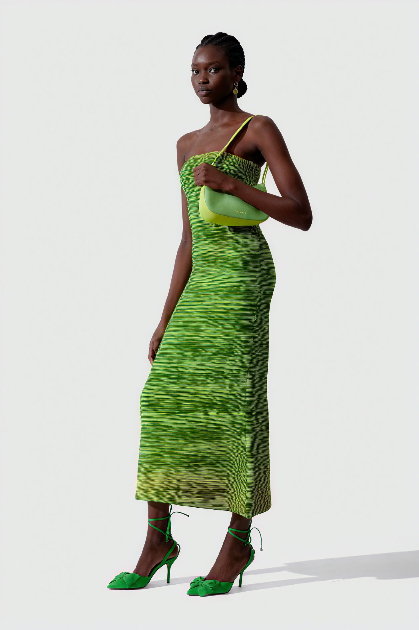 Women's Strapless Ribbed Knit Striped Midi Maxi Dress - Modern Minimalist Style-81016-631e190e-d513-4876-9685-62e5517b7f0a