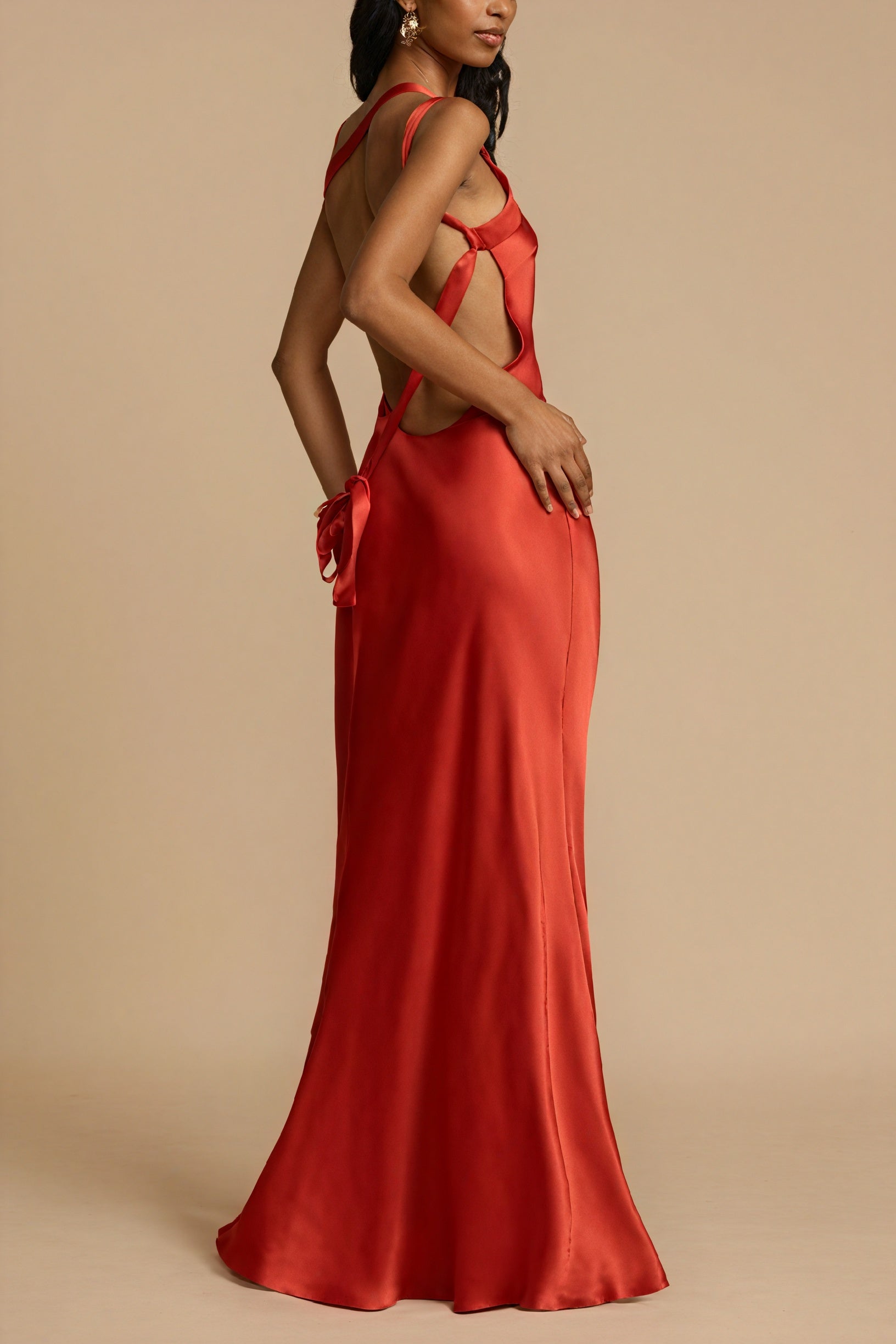 Women's One-Shoulder Satin Maxi Dress – Floor-Length, Side Slit, Evening Gown-81121-292176a4-91d8-4acc-96c3-85b266b80fbd
