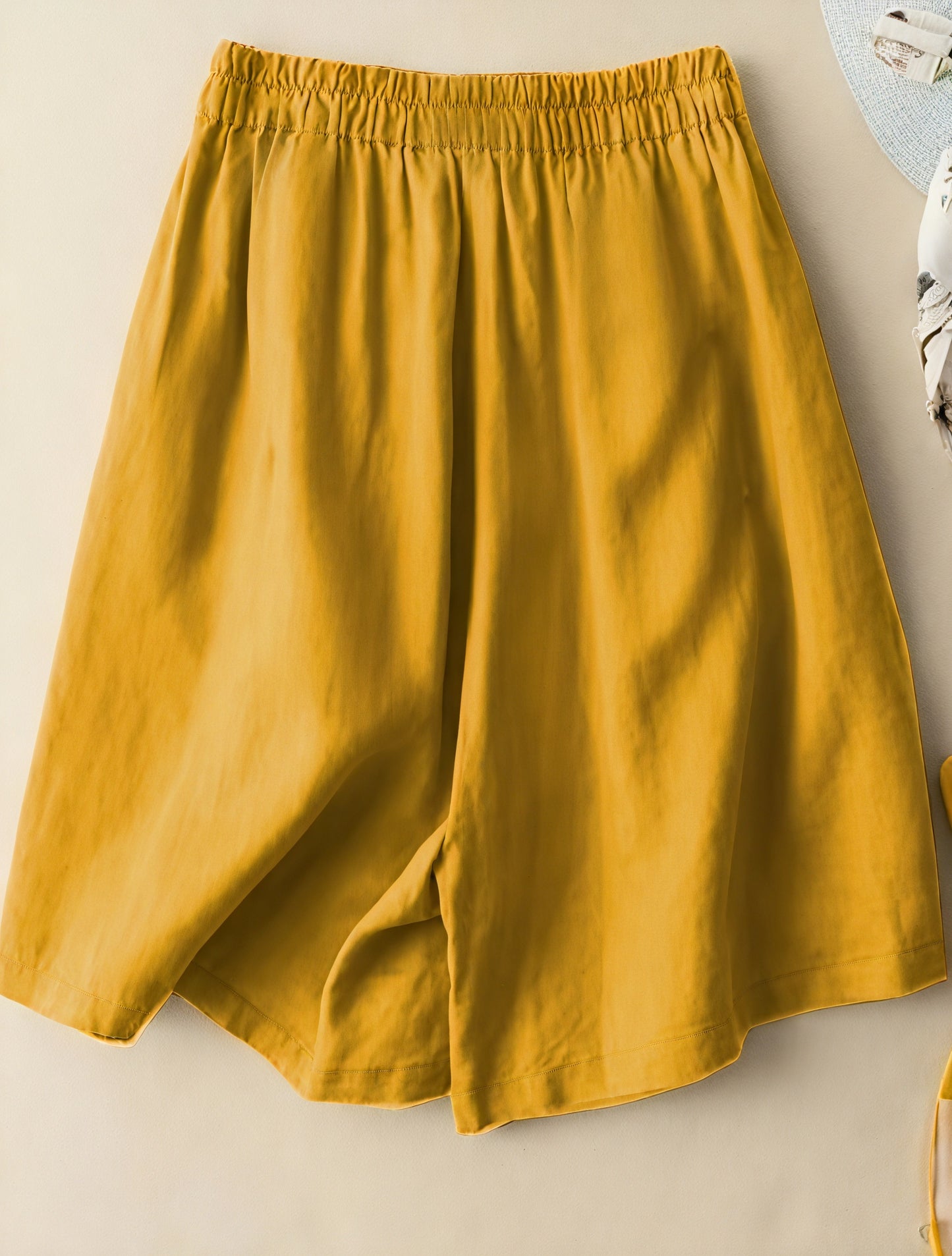 Women's High-Waisted Shorts – Elastic Waist, Relaxed Fit, Casual Style-82514-f2dccb57-cb01-473b-9f78-da7146c8bcbe