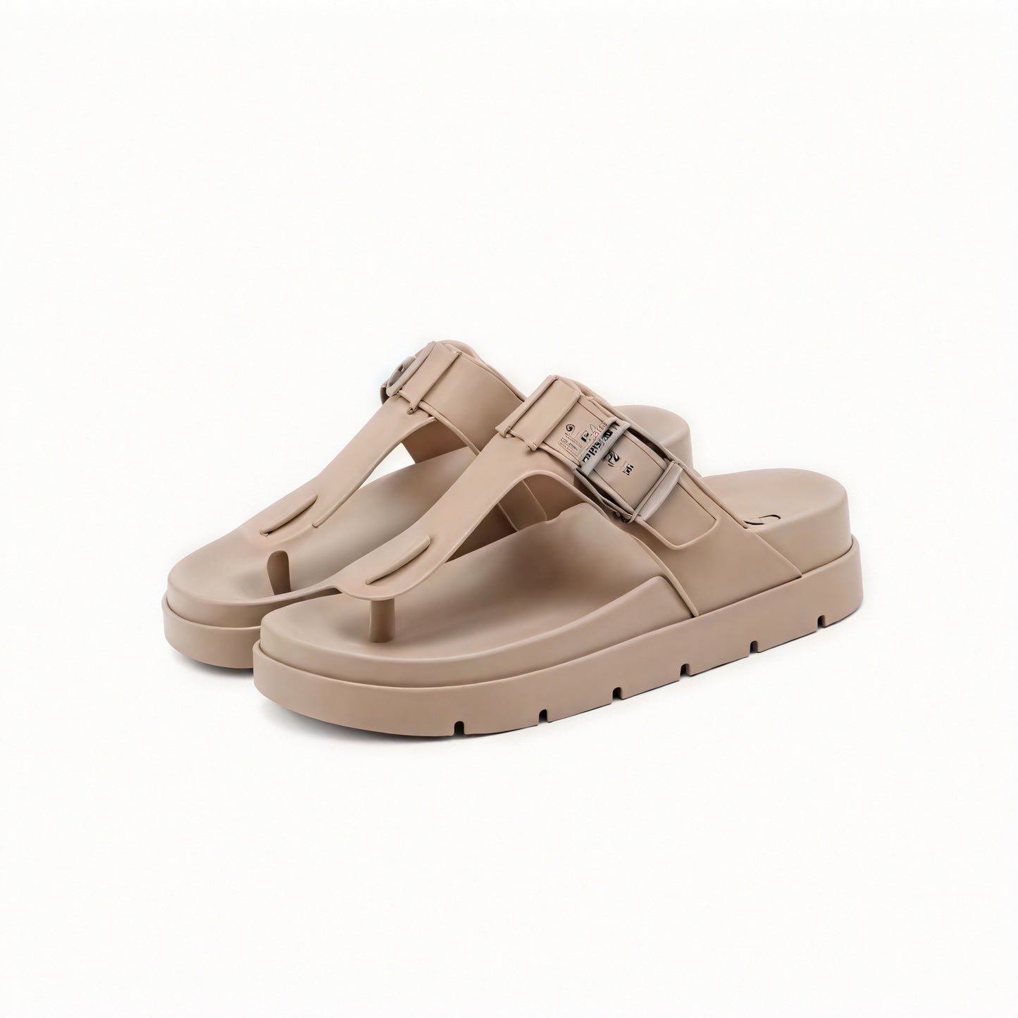 Women's Thong Sandals – Thick Contoured Sole, Adjustable Buckle, Molded Synthetic-82645-82c1ff44-3a6a-4b78-bdbf-08a1f36f6b5f