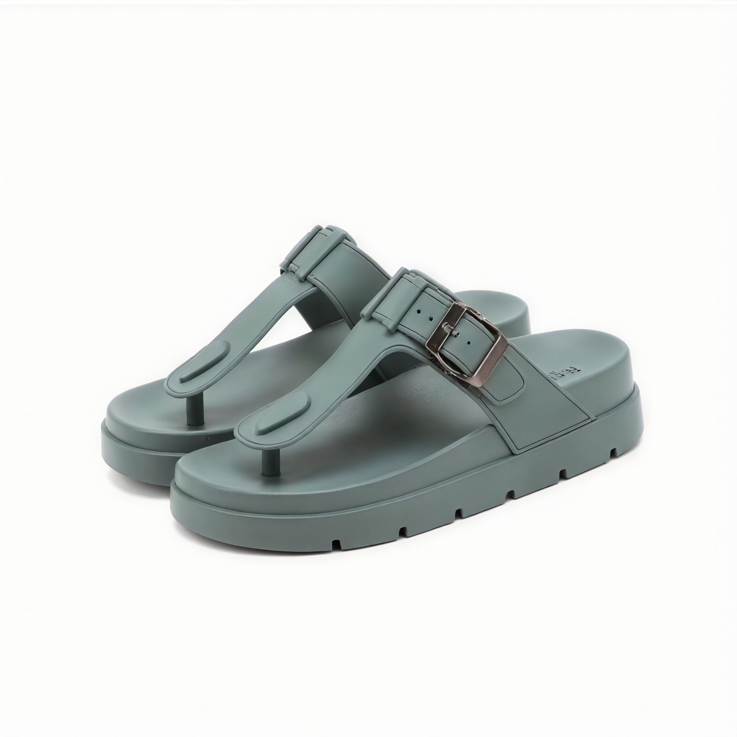 Women's Thong Sandals – Thick Contoured Sole, Adjustable Buckle, Molded Synthetic-82645-4e17b97f-2b1c-4bbd-a483-c052bcbf3d15