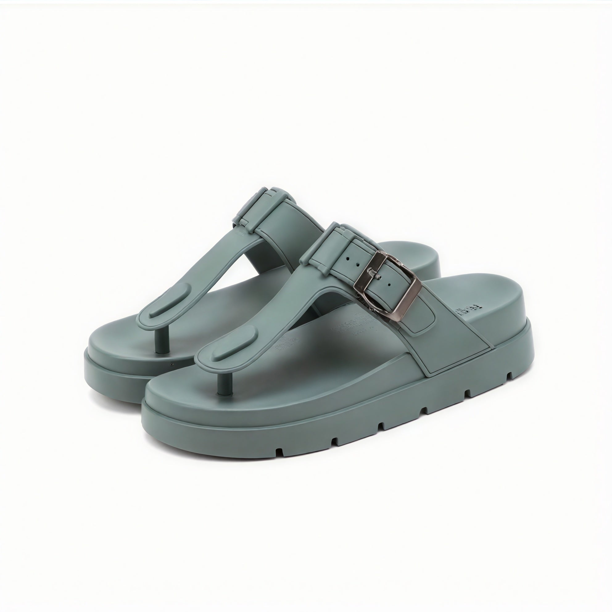 Women's Thong Sandals – Thick Contoured Sole, Adjustable Buckle, Molded Synthetic-82645-4e17b97f-2b1c-4bbd-a483-c052bcbf3d15