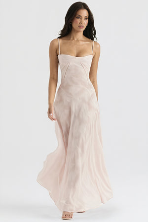Women's A-Line Maxi Dress – Spaghetti Straps, Satin, Lace, Elegant, Sydney Wardrobe-83173-5f69df0f-4d5c-492b-8481-b25faf8a0797