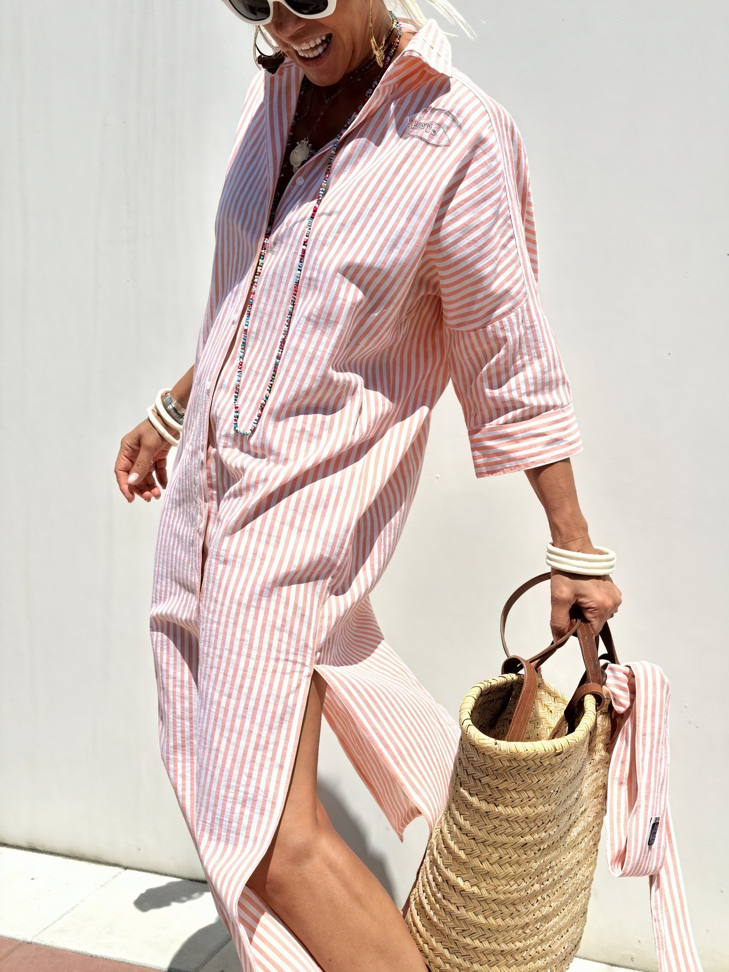 Women's Striped Long Sleeve Button-Down Shirt Dress – Relaxed Fit-83289-ed8bfd77-d708-4eac-ab3f-93bf891ce6ca
