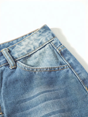 Women's Light Blue Loose Fit Jeans – Cuffed Hem, Button Fly Denim-83359-040c4cc9-2a7c-438d-80f4-a2f8e1c34aed