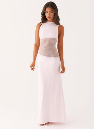 Women's Sleeveless Maxi Dress – Unique Lace Panel, Elegant Evening Wear-83478-c1e3a9b6-cfa3-4458-9e0e-1f8c09d77774