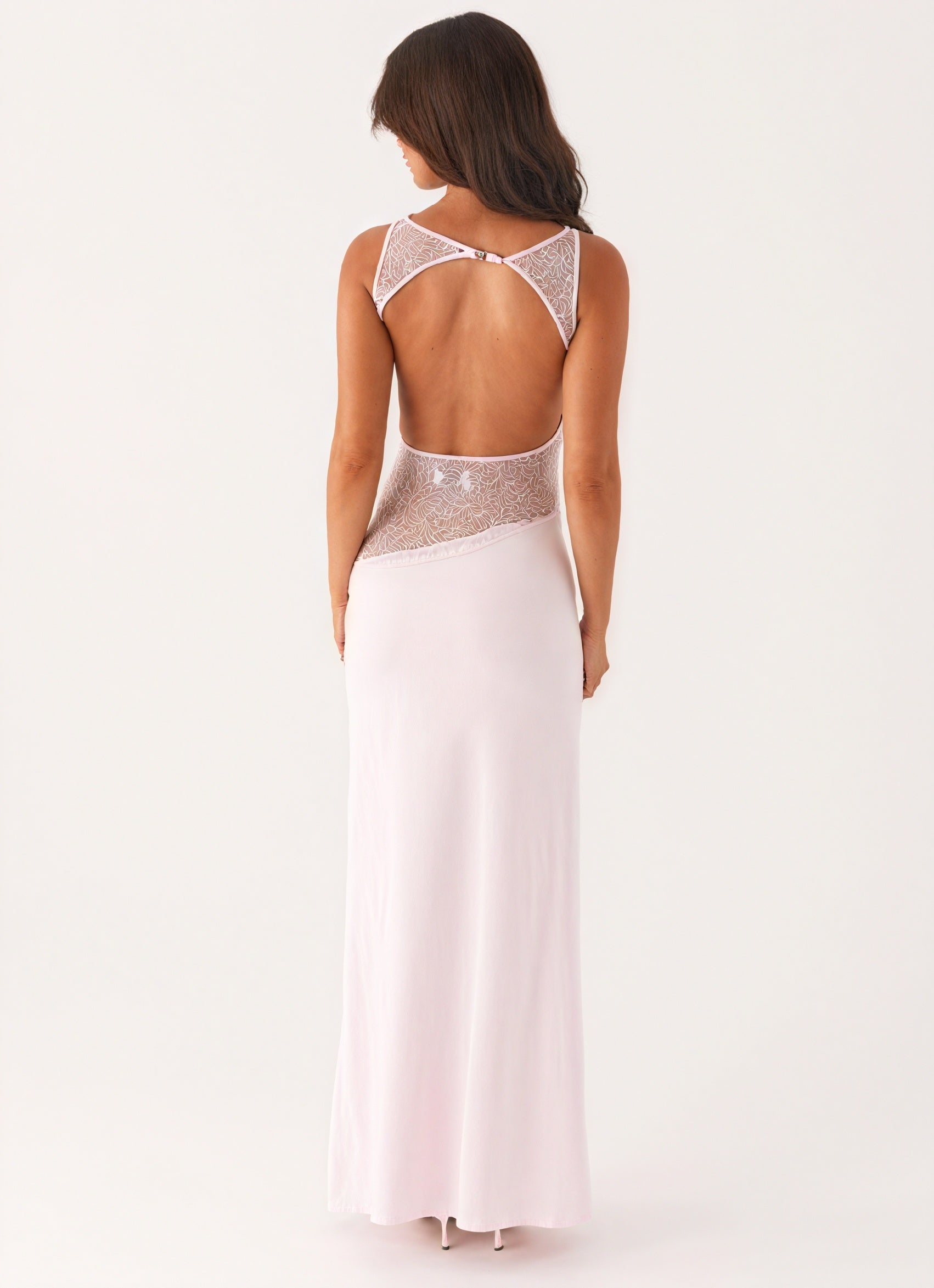 Women's Sleeveless Maxi Dress – Unique Lace Panel, Elegant Evening Wear-83478-b452231f-7f30-45fb-b826-9986e8f14e3d