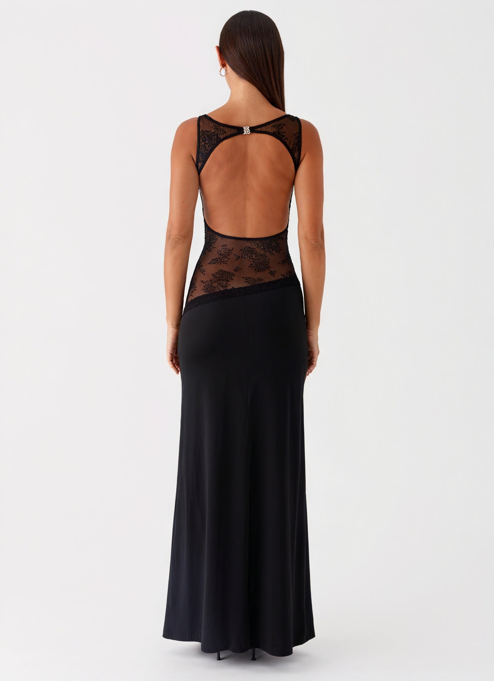 Women's Sleeveless Maxi Dress – Unique Lace Panel, Elegant Evening Wear-83478-e30c5733-0e8e-4f6e-b37b-ca5f57d8ee74