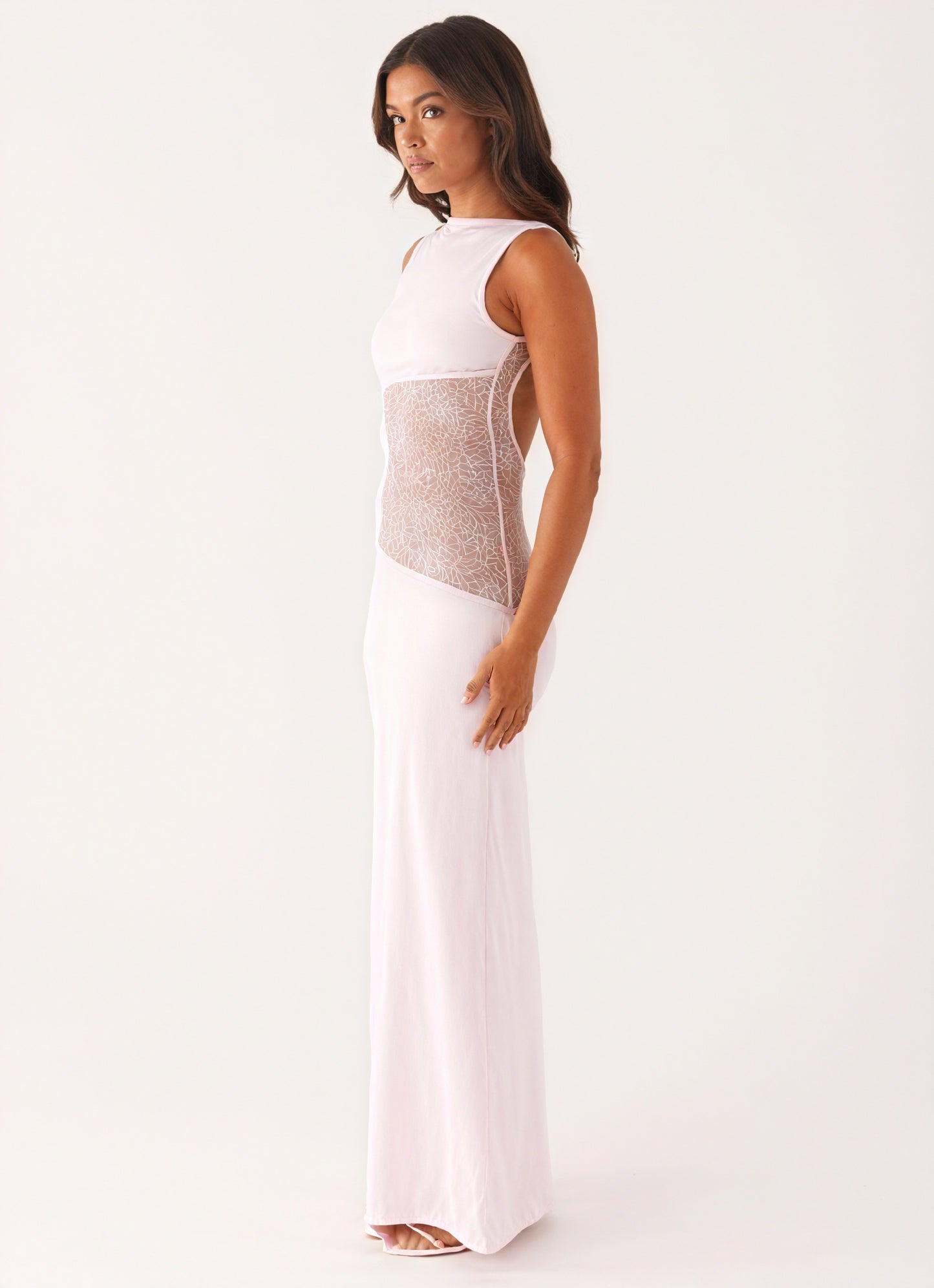 Women's Sleeveless Maxi Dress – Unique Lace Panel, Elegant Evening Wear-83478-dbceb145-1e9d-459c-aa13-d63770daa9a4