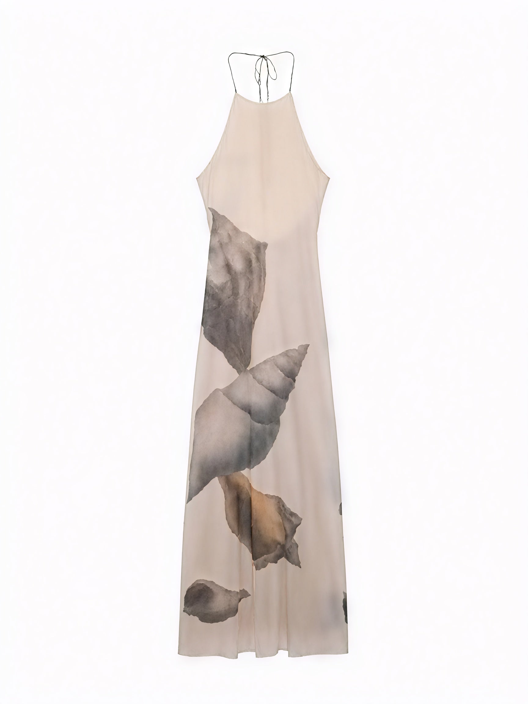 Women's Maxi Dress – Halter Neck, Unique Print, Lightweight Textured Fabric-83816-54144f81-bd1a-49bc-891c-dc47d30341c6