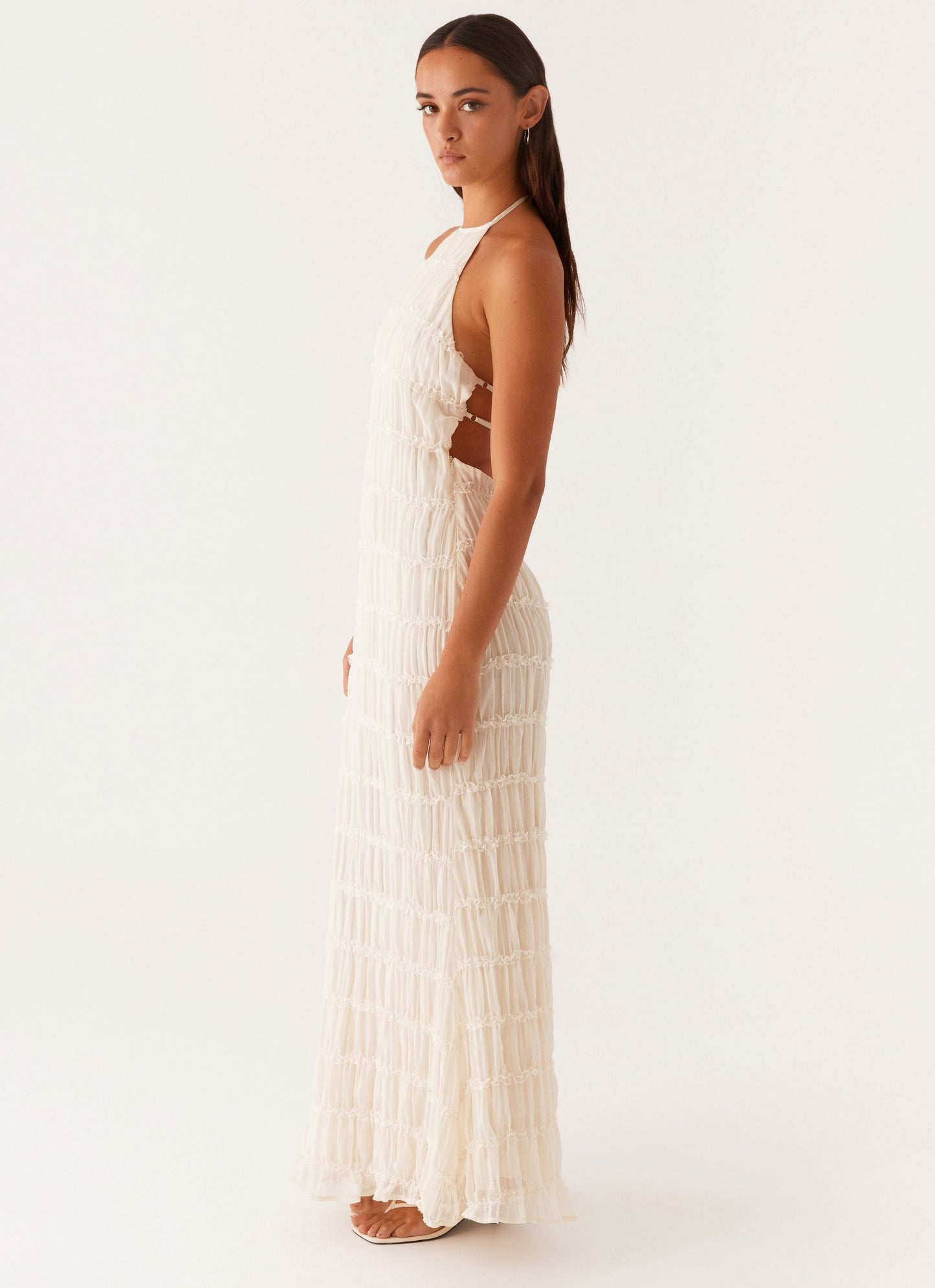 Women's Maxi Dress – Textured Halter Neck-83499-933d52e2-9d2c-4601-956e-cf8551994ae9