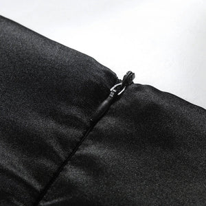 Women's Gradient Gown – Black to Cream Silk Chiffon Layered High Neck Sleeveless-67667-a2b200e3-1b68-46d2-82c7-2feb28afb679