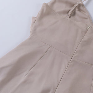 Women's Floor-Length Dress – Black Satin Cowl Neck, High Slit, Elegant-82627-a914bb3b-1207-42ff-a922-2d01f20022dc