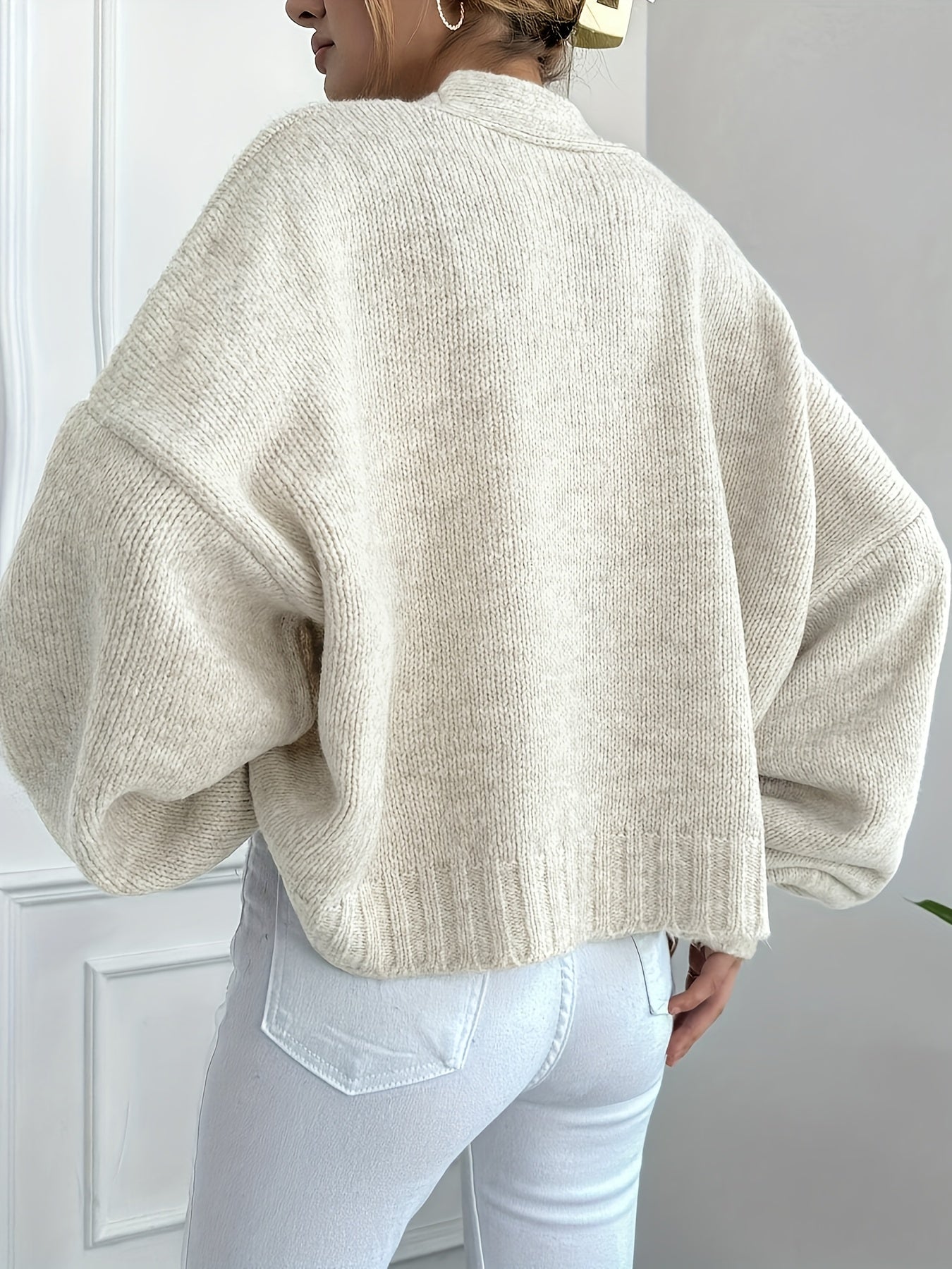 Women's Knit Cardigan – Button Front, Long Sleeve, Classic Style-74563-aff03b2a-1f91-431a-83fa-e6093f2e8484