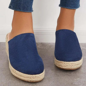 Women's Suede Wedge Espadrille Slip-On Shoes-83367-c5b7b9a8-21a4-43a1-b96d-9bc654c82470