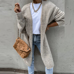 Women's Longline Cardigan – Open Front, Ribbed Knit, Sydney Wardrobe-74479-e19fe278-f1b0-49ac-ab4a-0c42d9bcffd0
